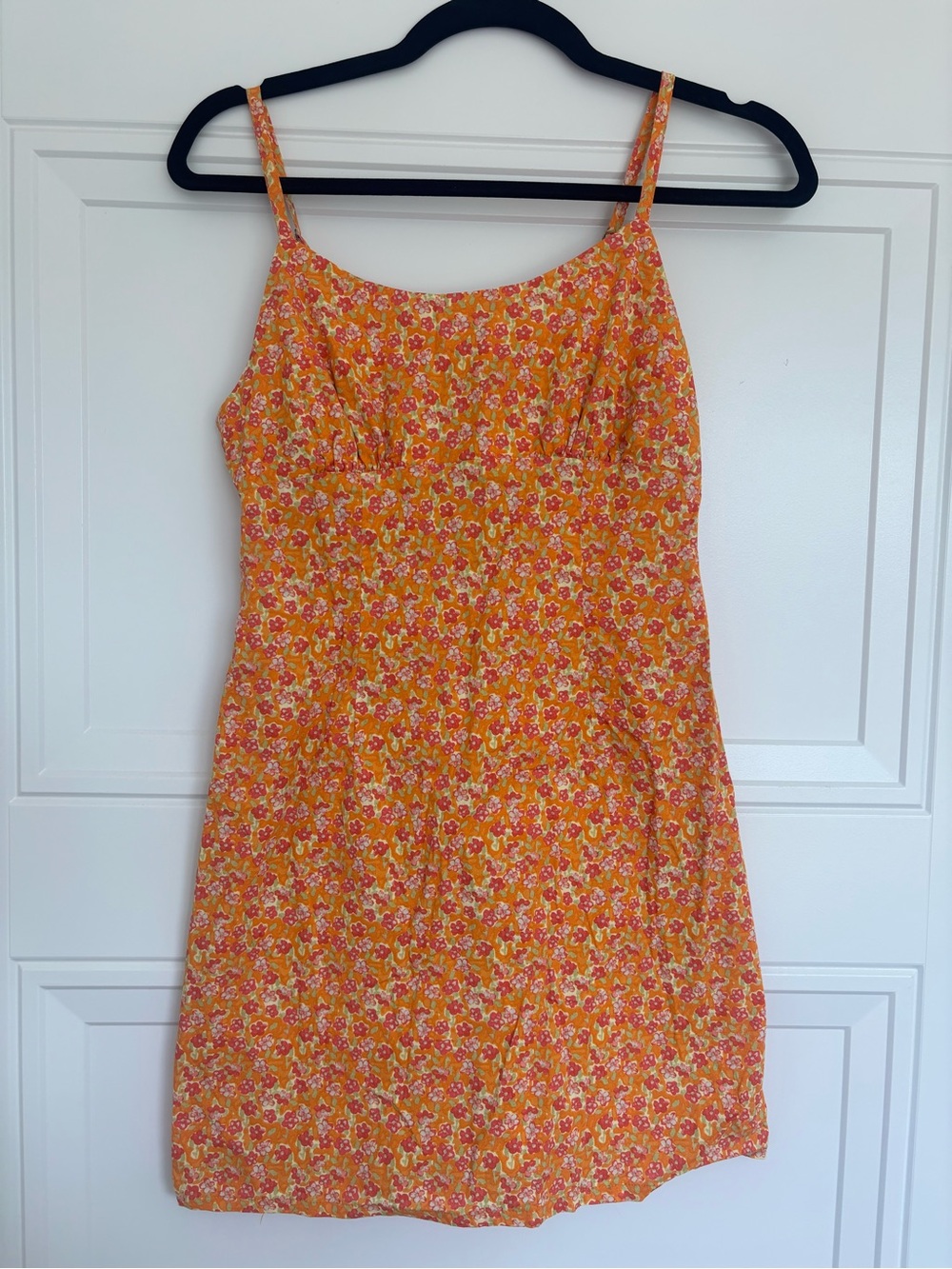 wild fable Yellow-Orange Floral Mini Dress